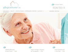 Tablet Screenshot of pflegeathome24.de